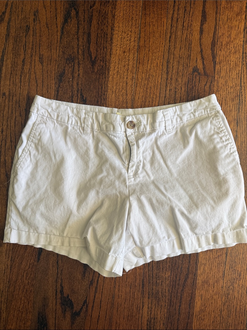 Faded Glory White Women’s Cotton Shorts